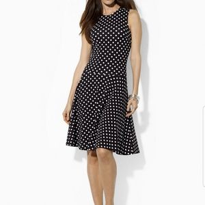 Lauren Ralph Lauren Polka Dot Dress Sz 2